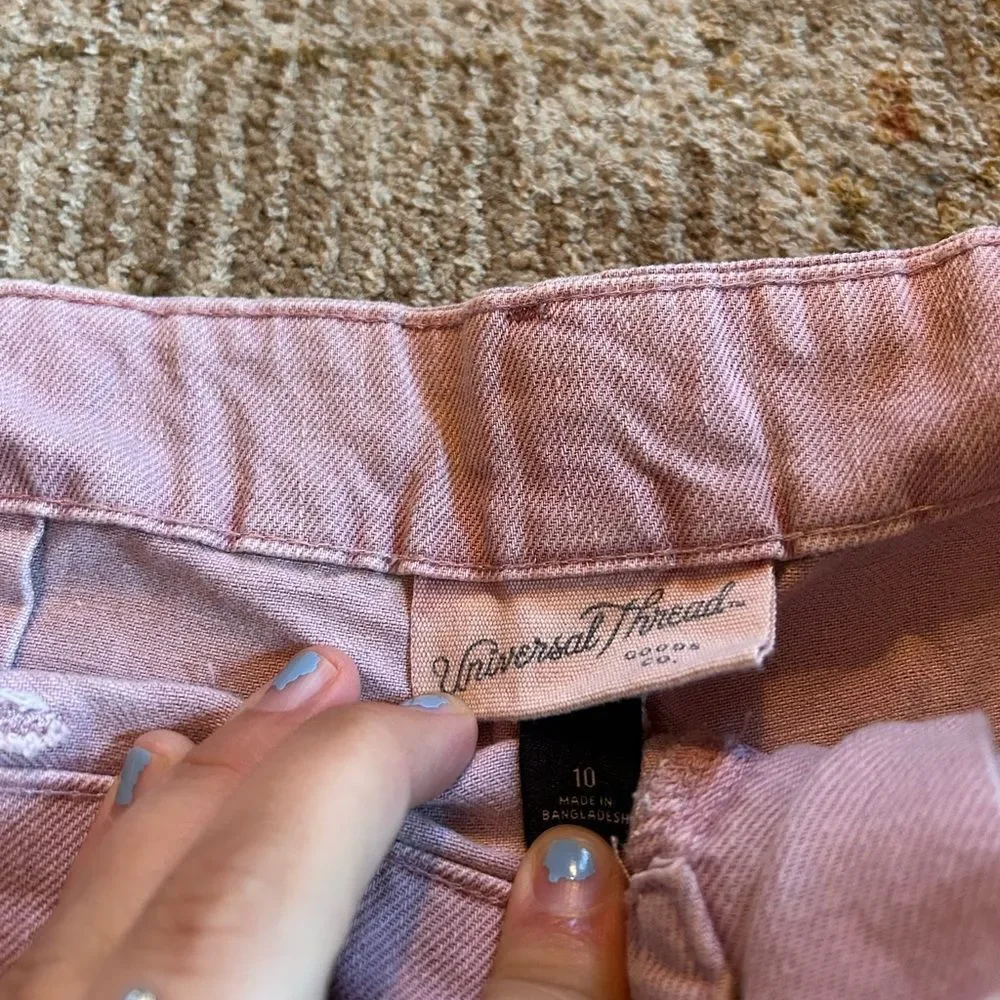 Universal Thread High Waist Pink Women's Shorts